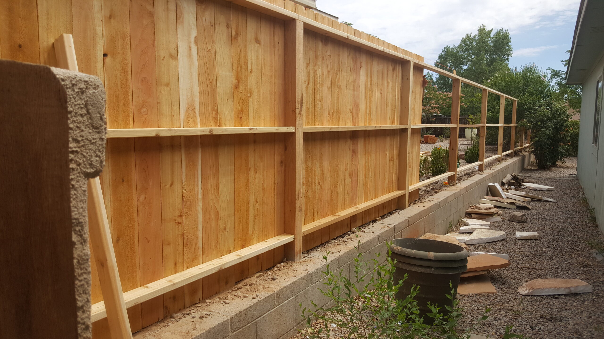 image showing cedar fence