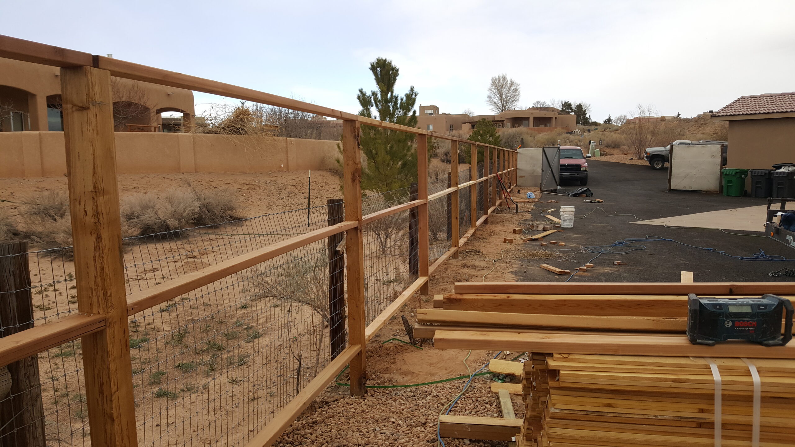 image showing cedar fence