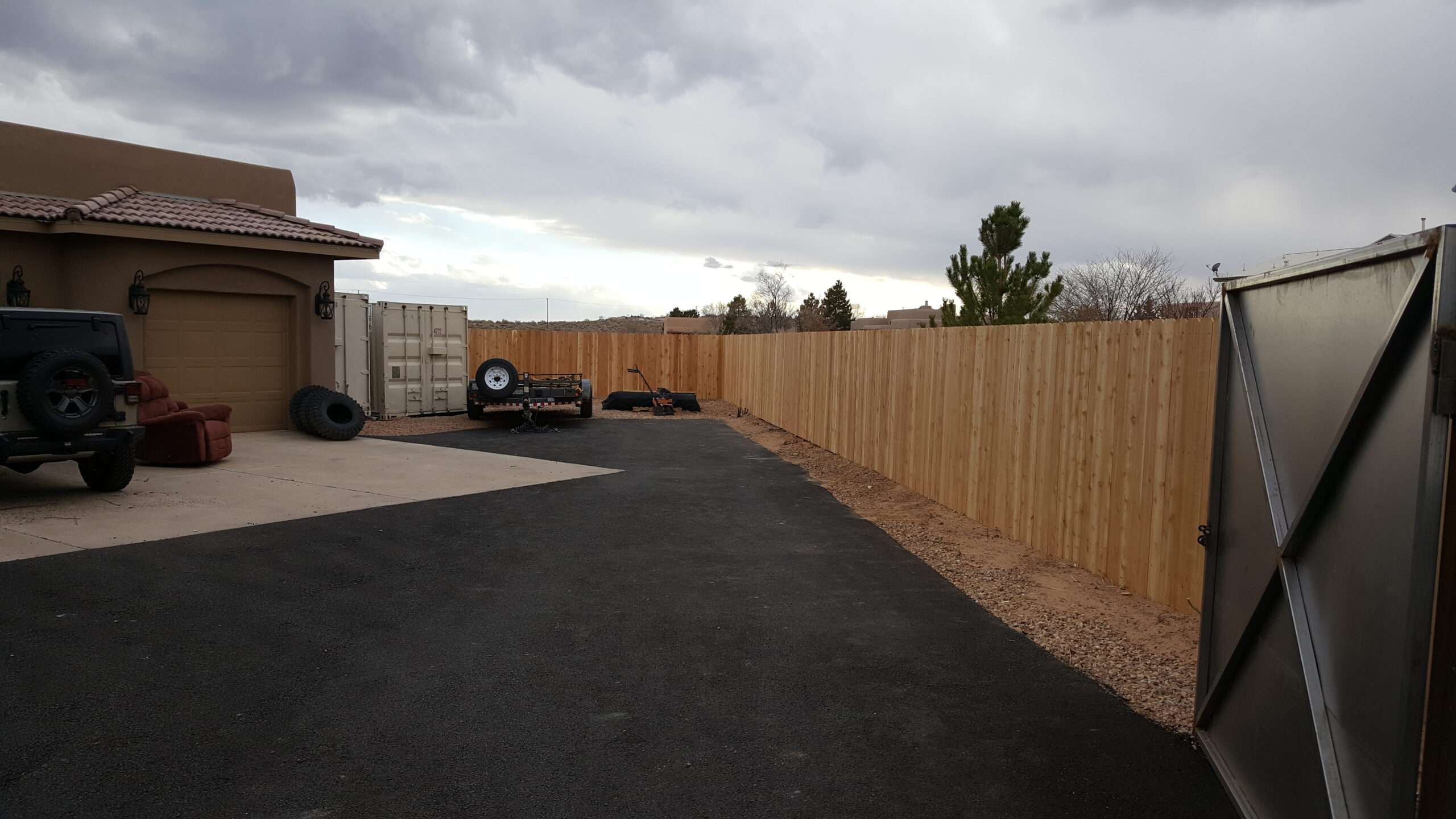 image showing cedar fence