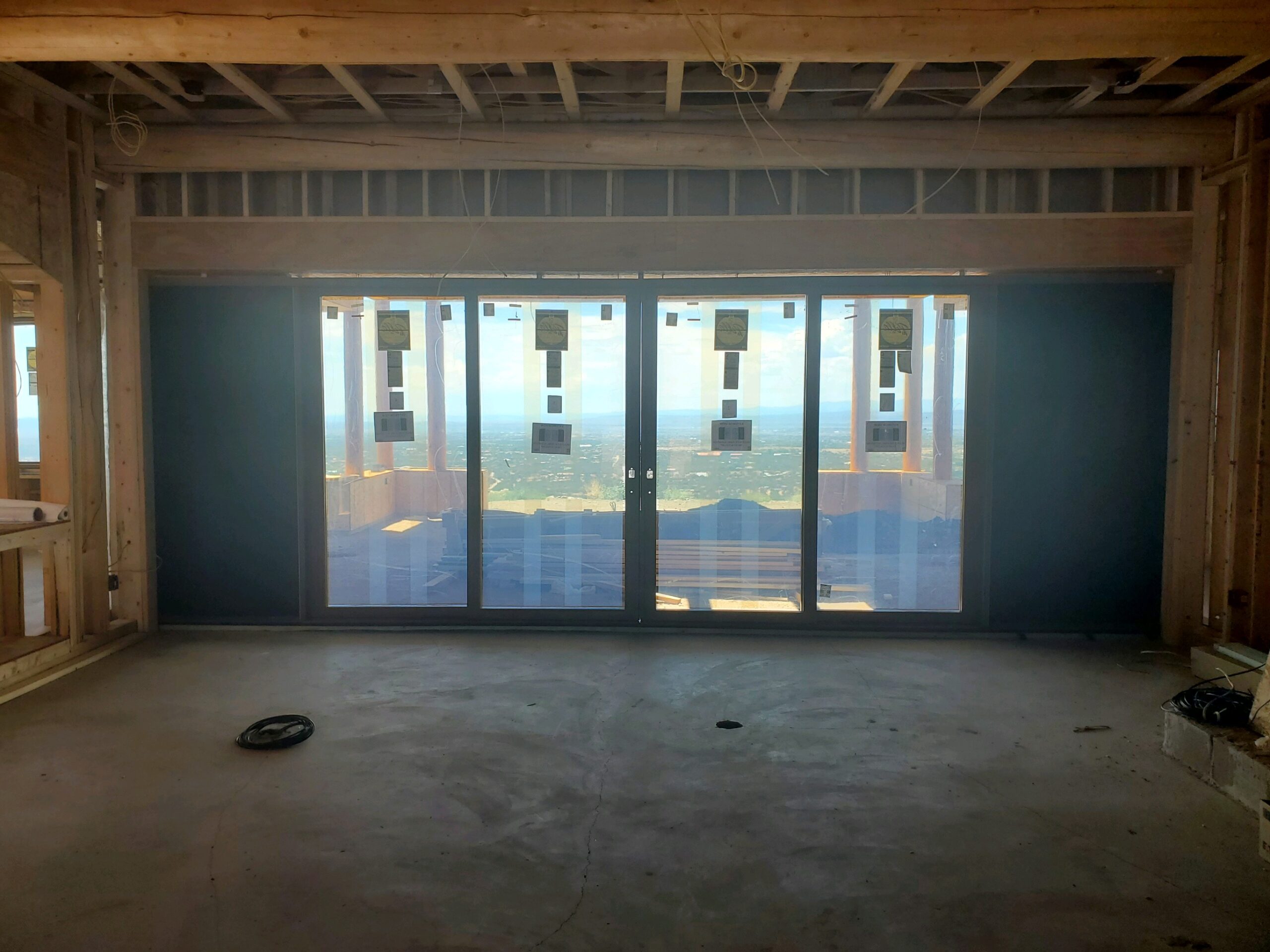 image showing new construction door install